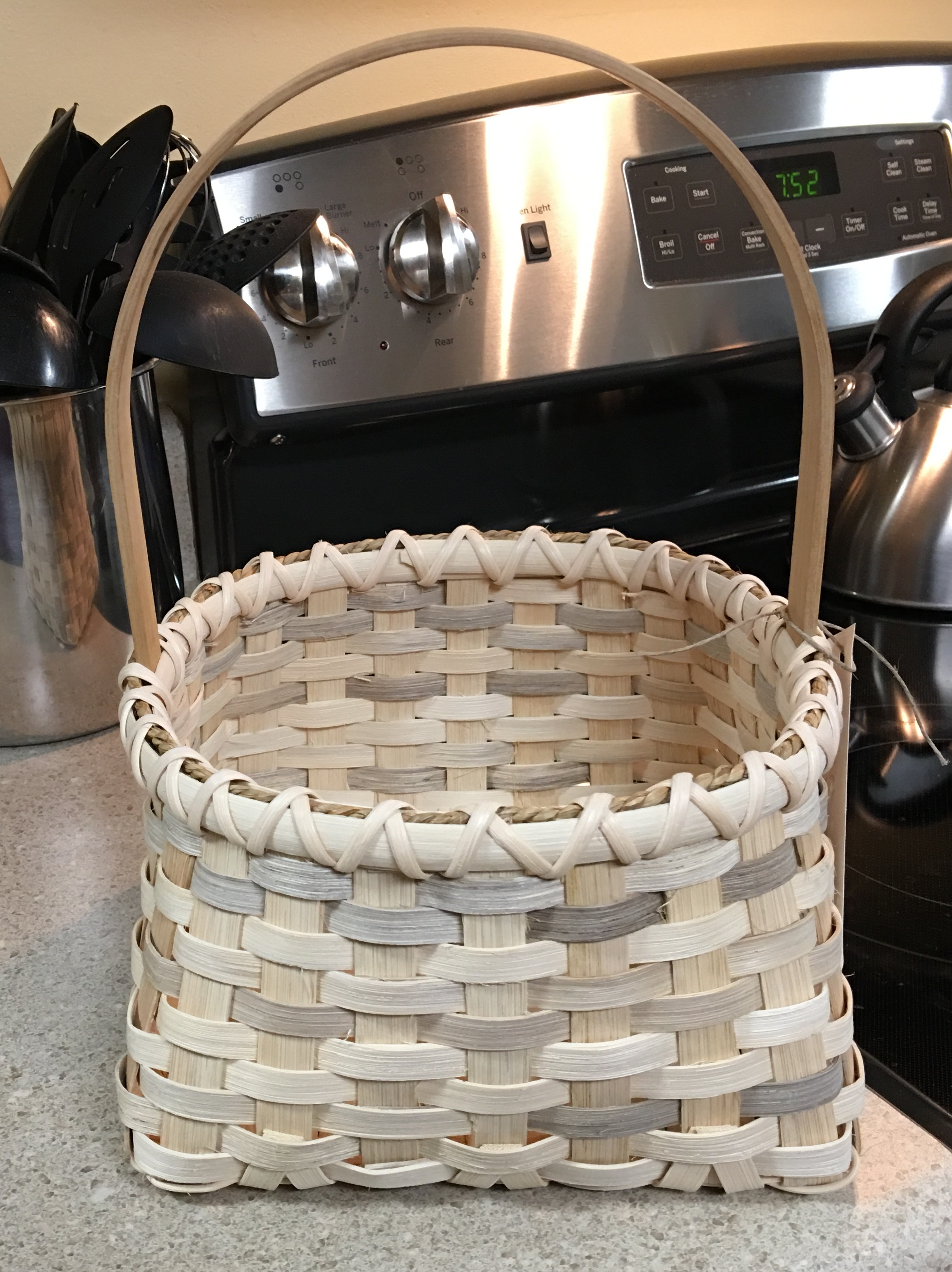 Woodgrained Gathering Basket